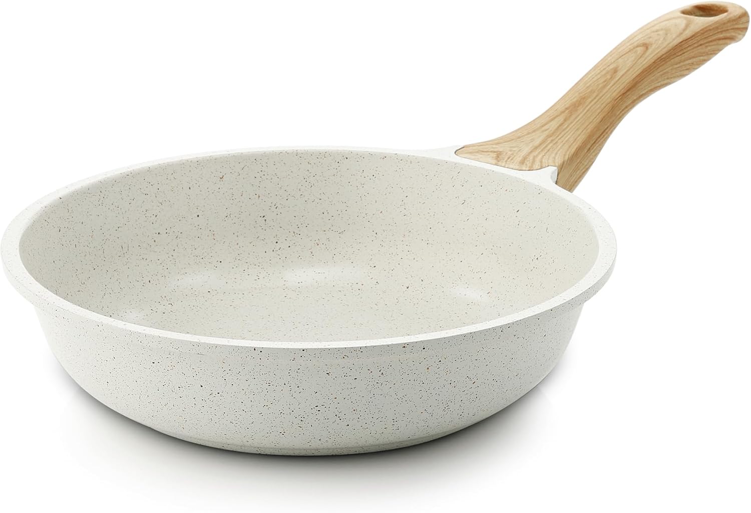 Non-stick ceramic pan for cooking oat banana pancakes