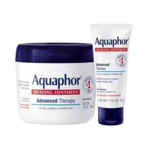 Aquaphor for sealing moisture in night skincare routine