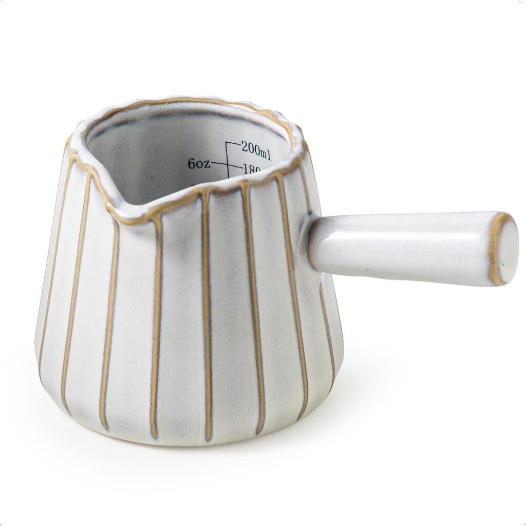 White ceramic espresso cups for home espresso bar gift for coffee lovers