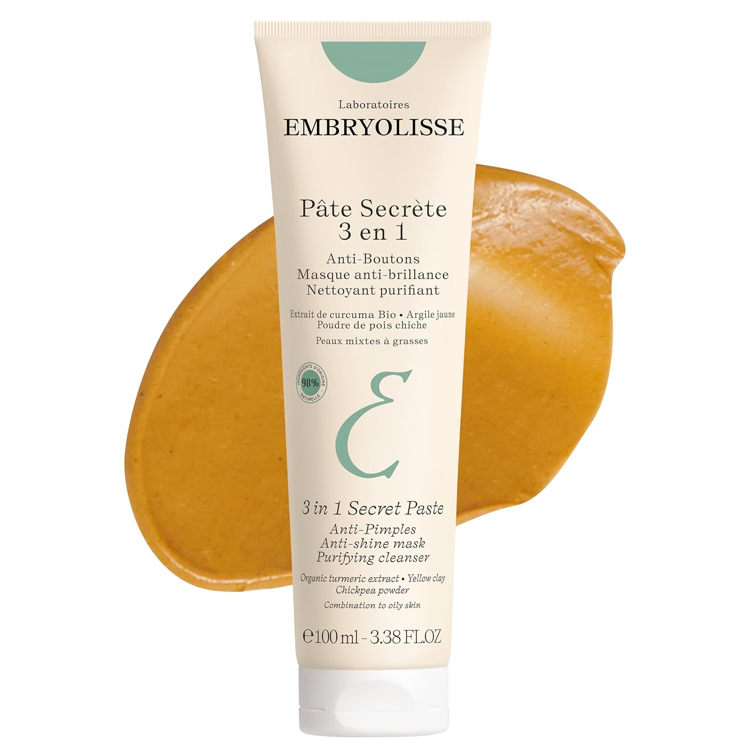 Clay mask for combination skin in 25+ routine