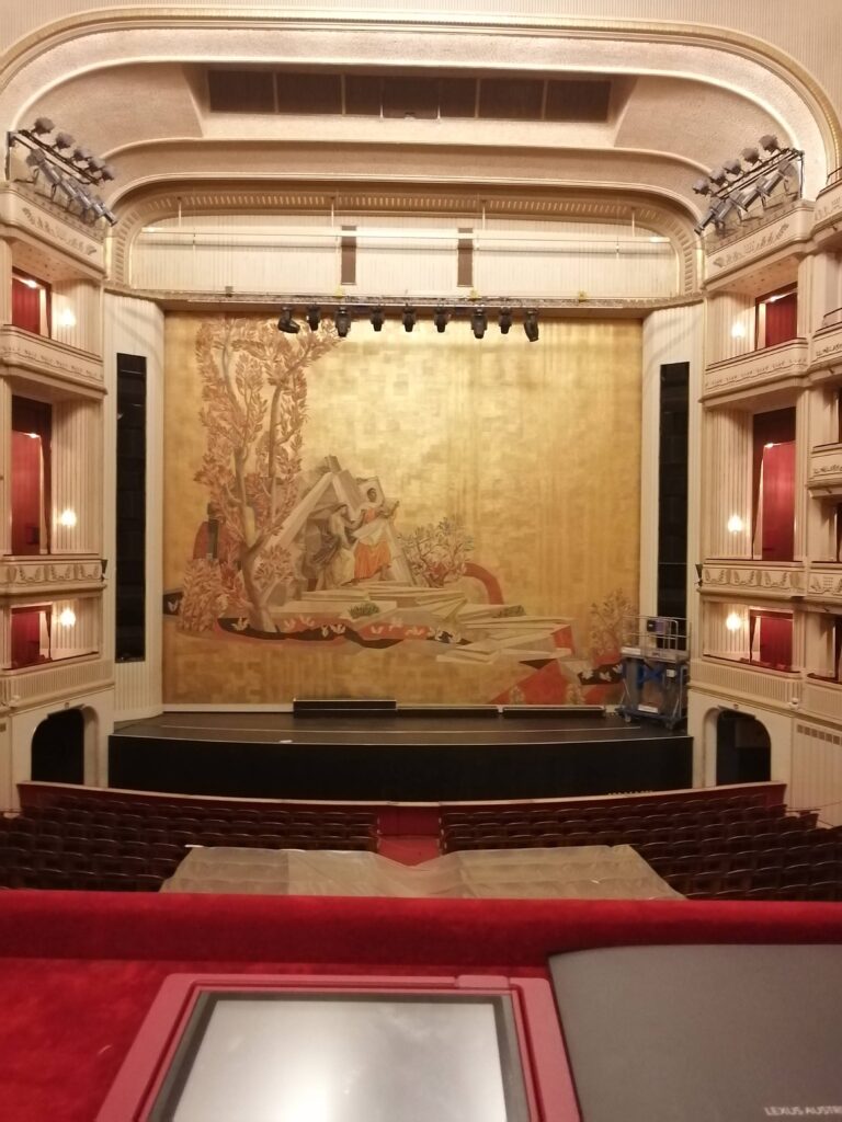 Interior of the Vienna State Opera in Vienna