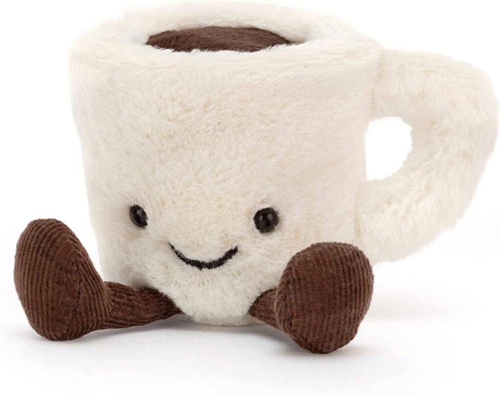 Jellycat Amuseables espresso cup plush stuffed toy unique coffee lover gift idea