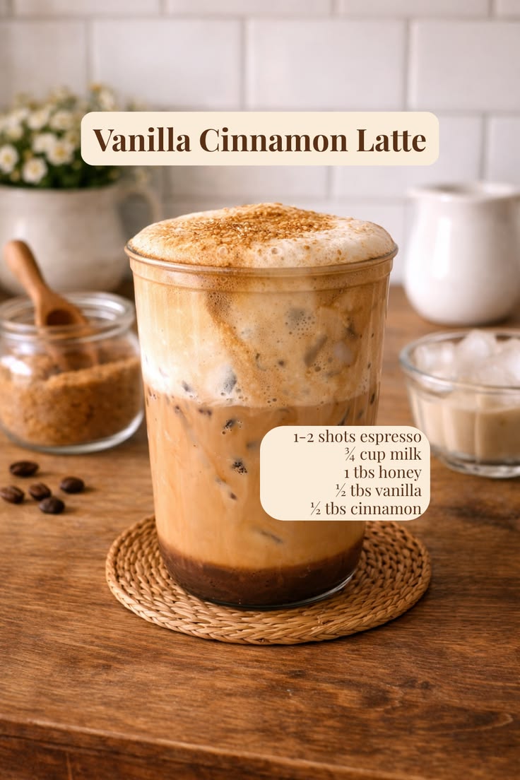 The Best Vanilla Cinnamon Latte You’ll Make at Home